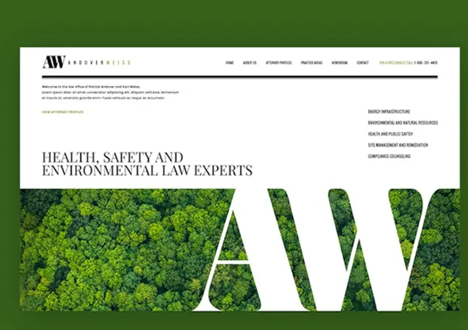 律师网站设计！