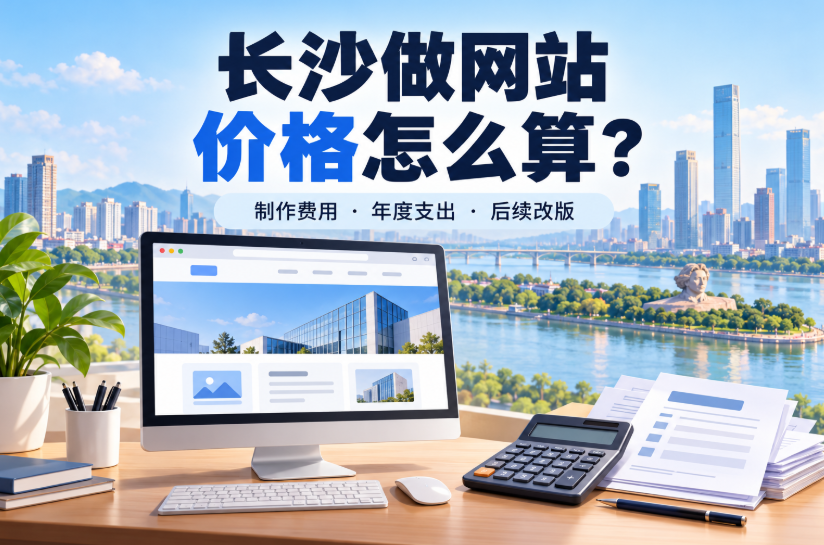企业网站费用构成分类展示